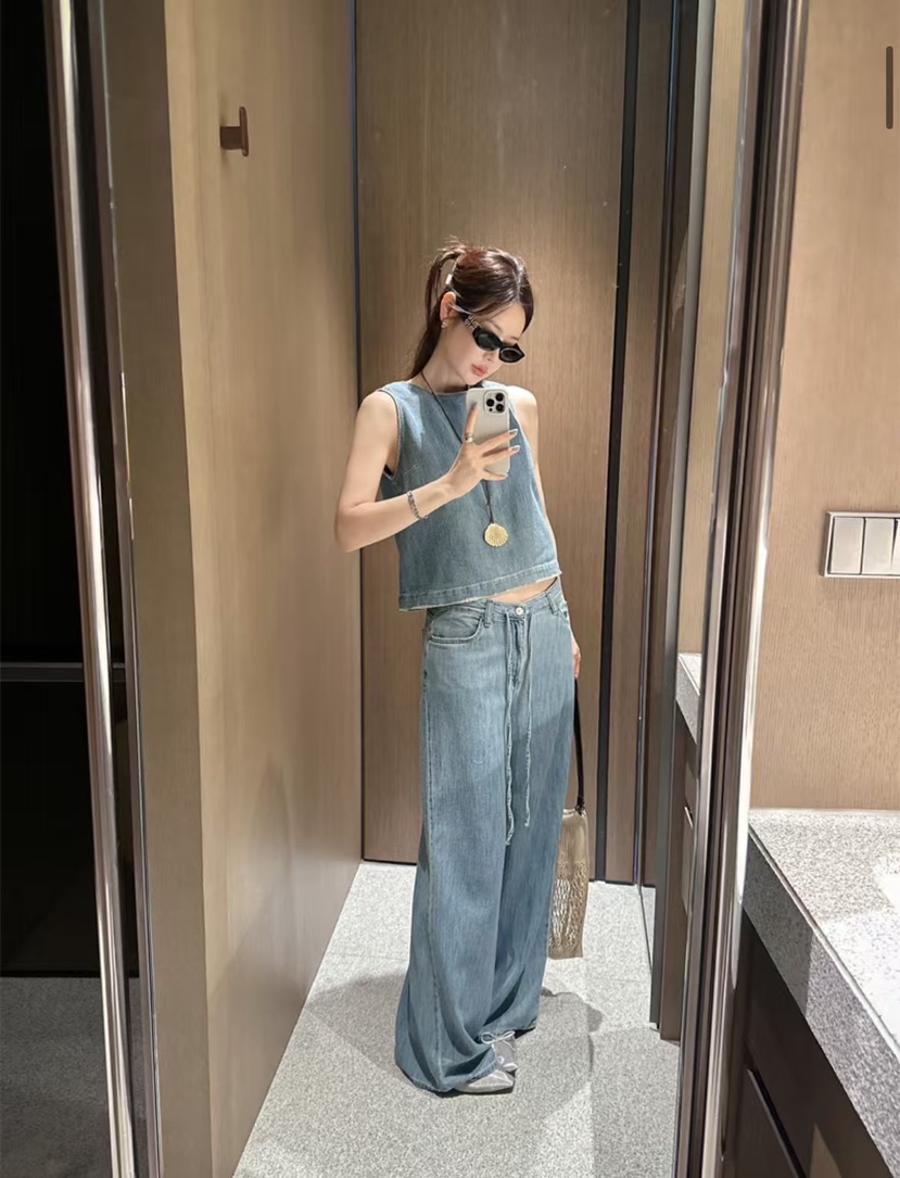 ONDO-P韓國代購女裝新品26春夏人氣職業熱賣休閑推薦牛仔褲ONDO-P牛仔褲