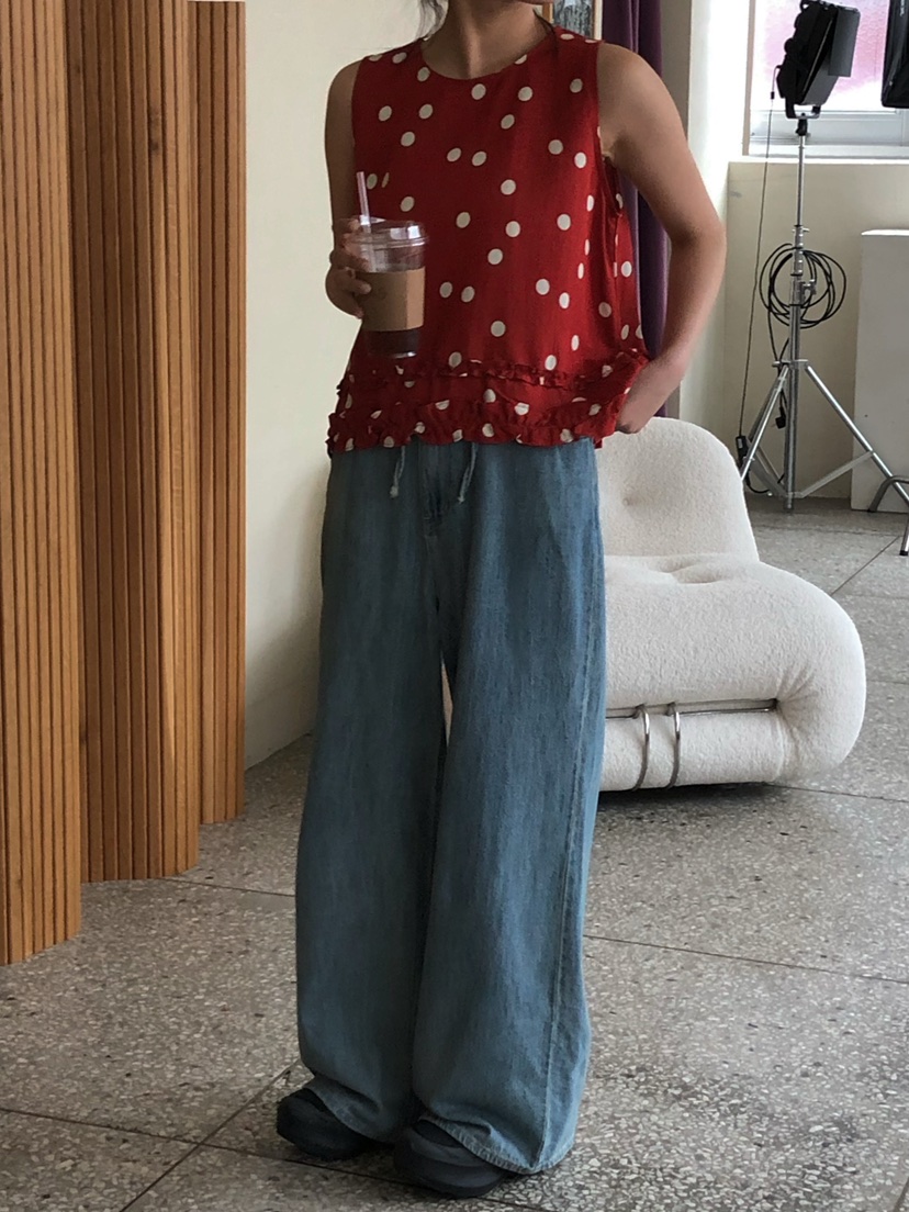 ONDO-P韓國代購女裝新品26春夏人氣職業熱賣休閑推薦牛仔褲ONDO-P牛仔褲