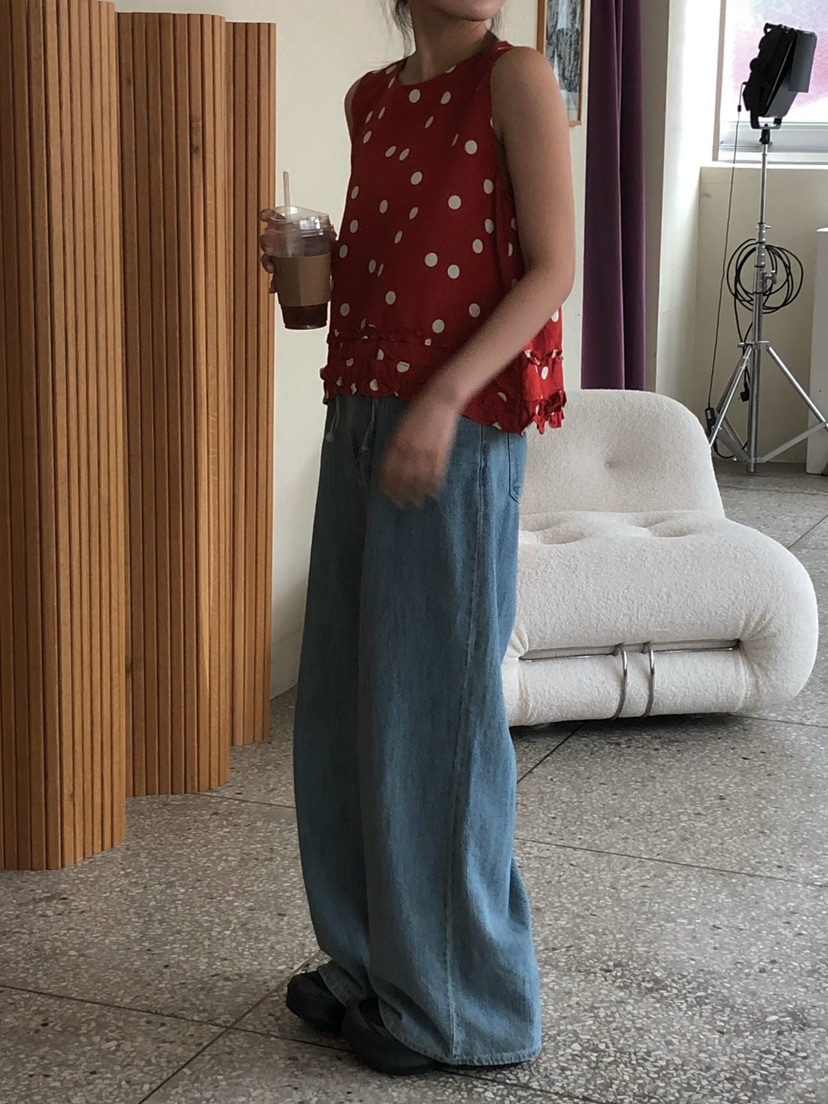 ONDO-P韓國代購女裝新品26春夏人氣職業熱賣休閑推薦牛仔褲ONDO-P牛仔褲