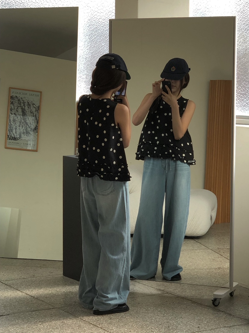 ONDO-P韓國代購女裝新品26春夏人氣職業熱賣休閑推薦牛仔褲ONDO-P牛仔褲