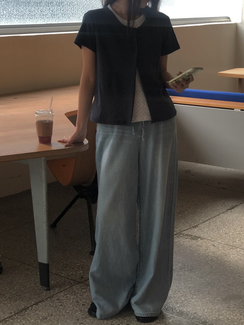 ONDO-P韓國代購女裝新品26春夏人氣職業熱賣休閑推薦牛仔褲ONDO-P牛仔褲