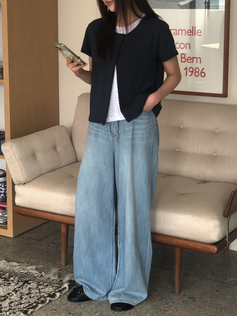 ONDO-P韓國代購女裝新品26春夏人氣職業熱賣休閑推薦牛仔褲ONDO-P牛仔褲