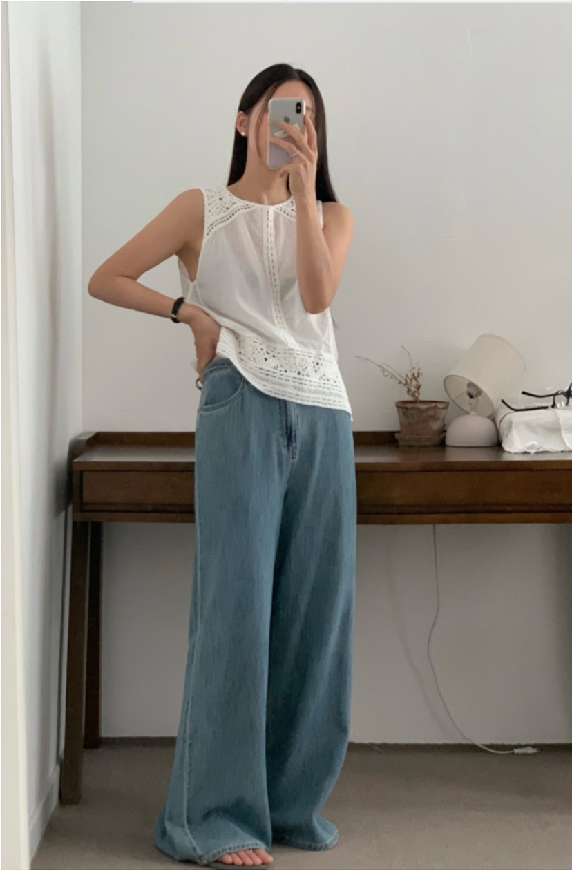 ONDO-P韓國代購女裝新品26春夏人氣職業熱賣休閑推薦牛仔褲ONDO-P牛仔褲