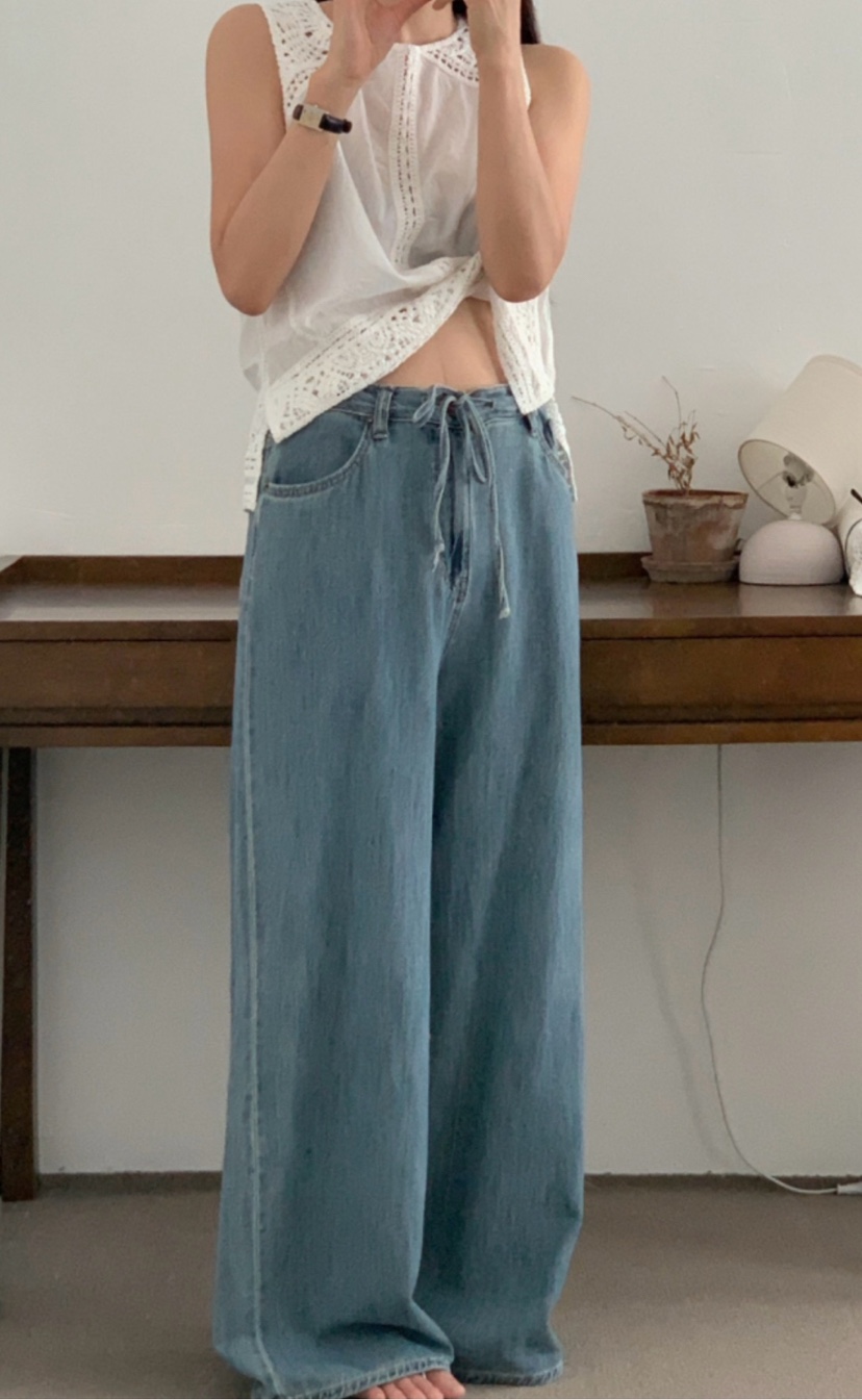 ONDO-P韓國代購女裝新品26春夏人氣職業熱賣休閑推薦牛仔褲ONDO-P牛仔褲