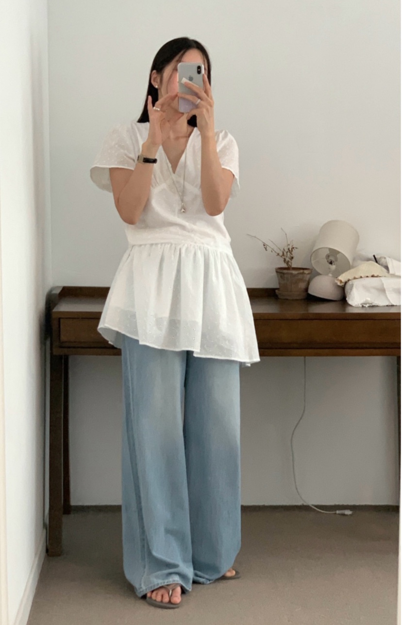 ONDO-P韓國代購女裝新品26春夏人氣職業熱賣休閑推薦牛仔褲ONDO-P牛仔褲