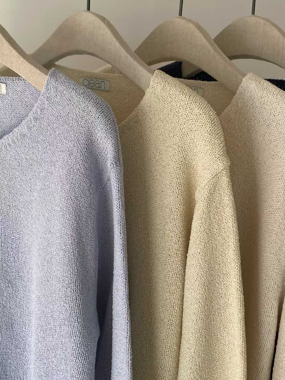 CLEAN韓國代購女士新款職業休閑26春夏真品人氣推薦針織衫YOUTH針織衫