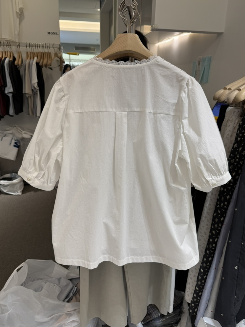 MONE-A東大門直郵女裝新品熱賣人氣時尚26春夏襯衫蕾絲衫MONE-A襯衫/蕾絲衫