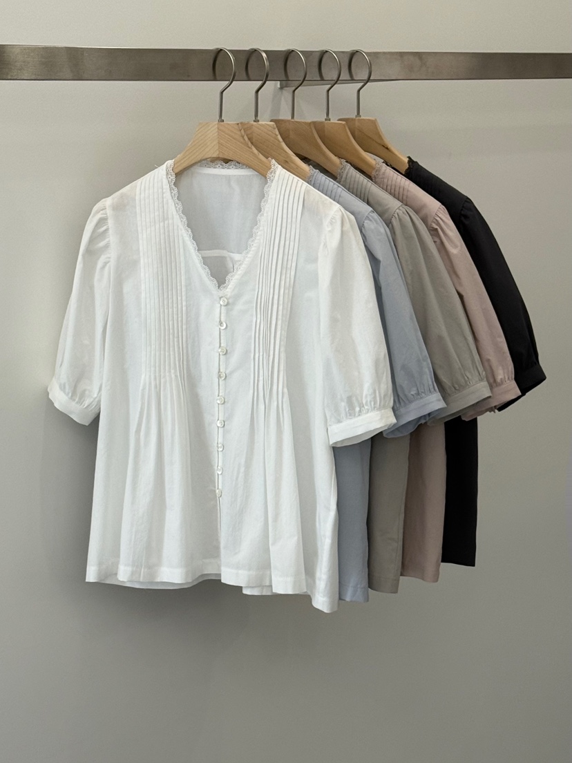 MONE-A東大門直郵女裝新品熱賣人氣時尚26春夏襯衫蕾絲衫MONE-A襯衫/蕾絲衫