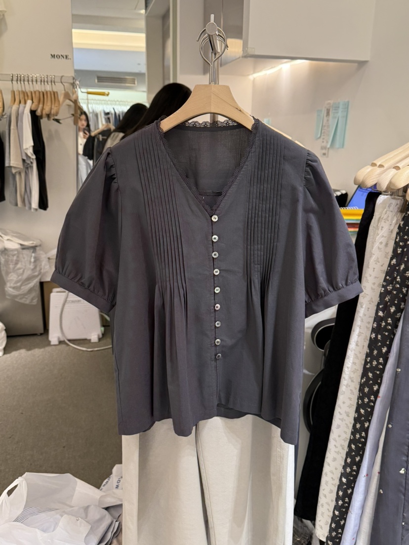 MONE-A東大門直郵女裝新品熱賣人氣時尚26春夏襯衫蕾絲衫MONE-A襯衫/蕾絲衫圖色4