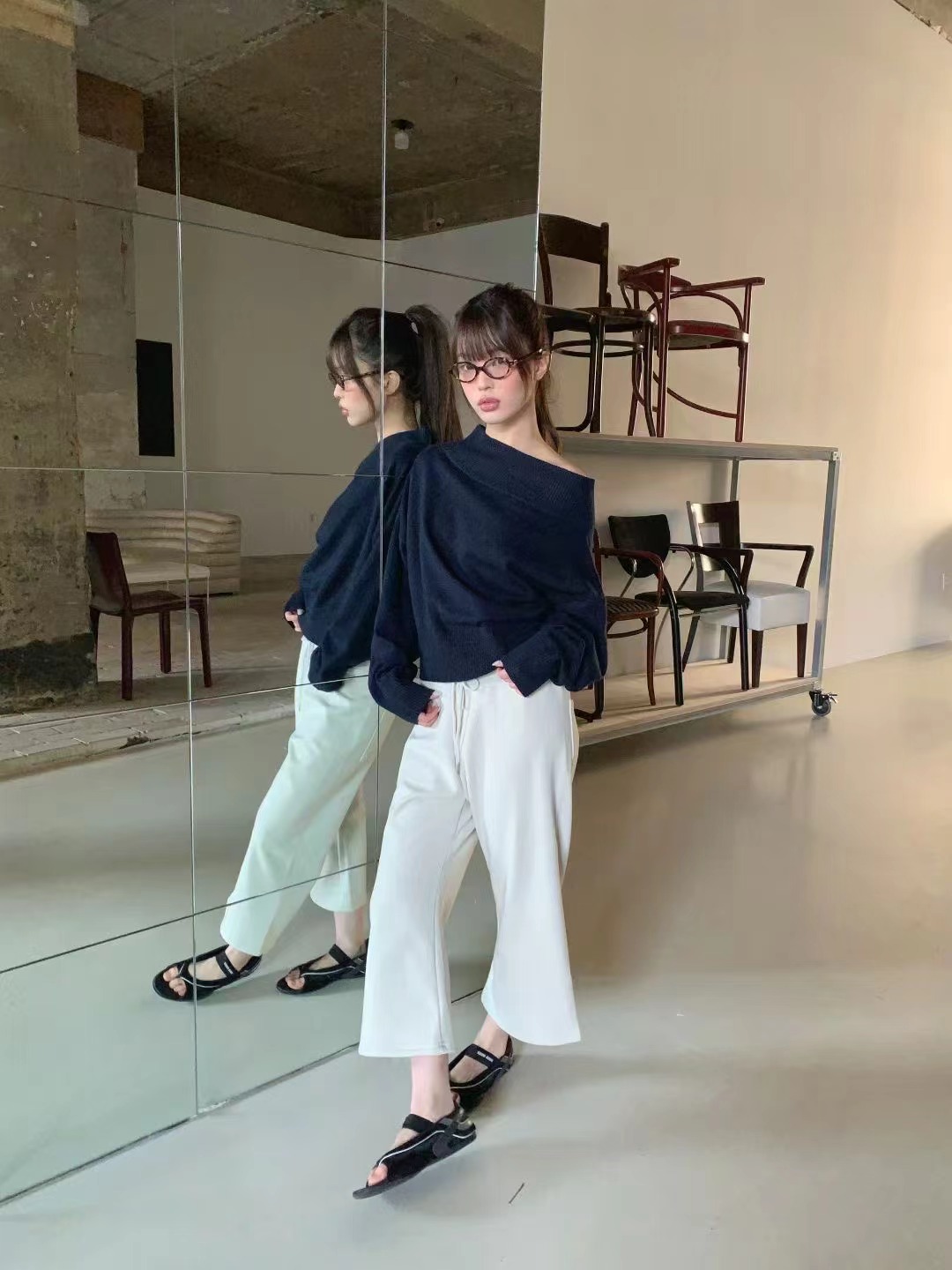 FORMAL東大門直郵女士新款26春夏時尚人氣休閑褲不含腰帶FORMAL休閑褲