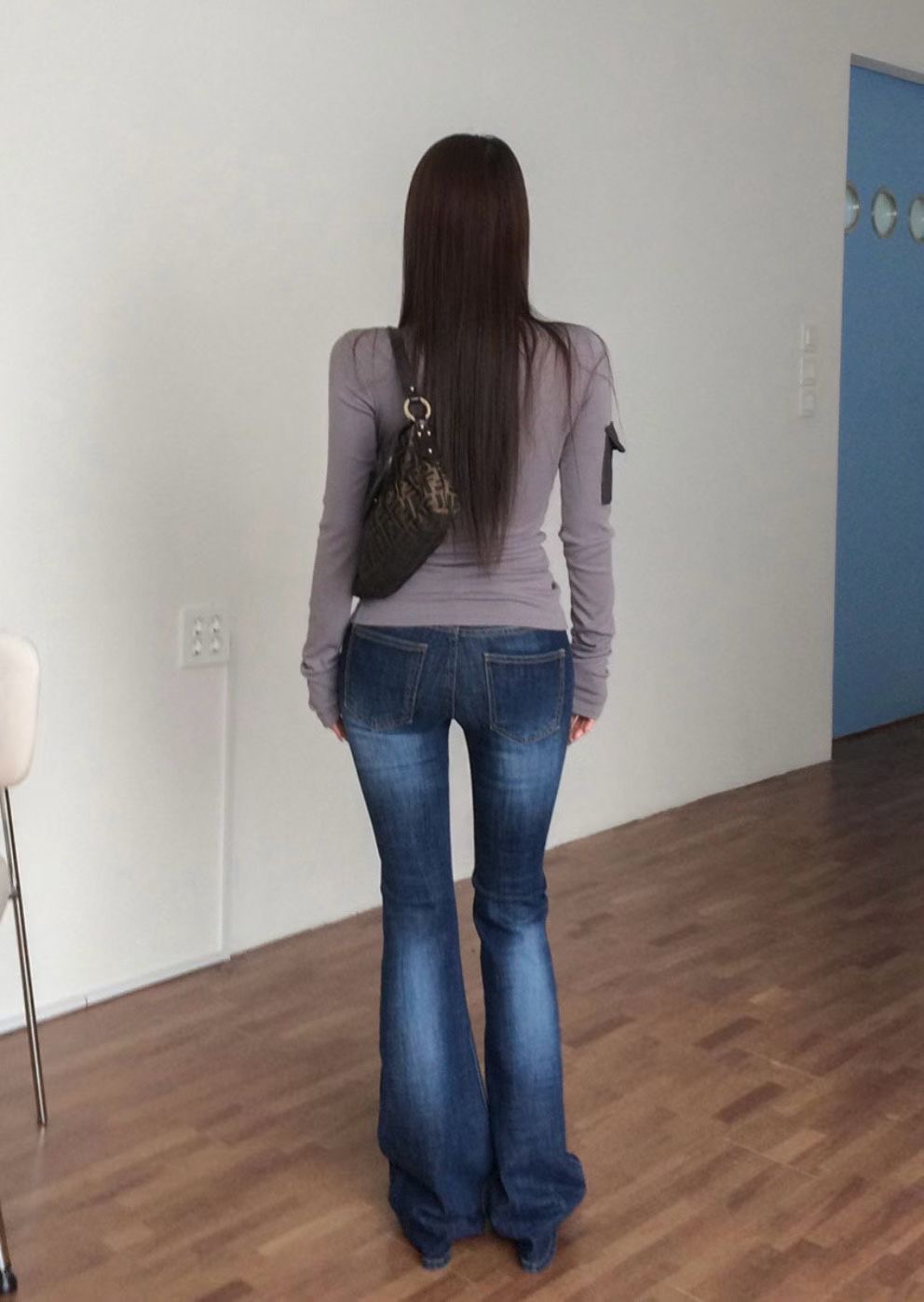 JJIM東大門直郵女裝新品時尚熱賣人氣真品休閑職業牛仔褲JJIM牛仔褲