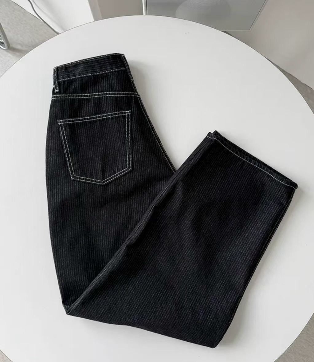 JJIM韓國直郵女裝新品時尚人氣休閑職業推薦真品熱賣牛仔褲JJIM牛仔褲