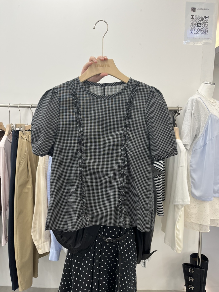LEMATIN東大門直郵女士新款人氣職業熱賣真品26春夏襯衫蕾絲衫LEMATIN襯衫/蕾絲衫圖色1