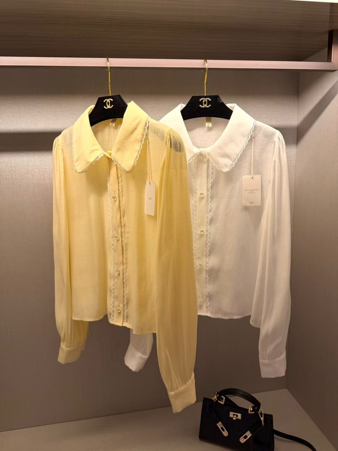 HALFF韓國代購女士新款真品熱賣職業人氣襯衫蕾絲衫不含配飾HALFF-2件起襯衫/蕾絲衫