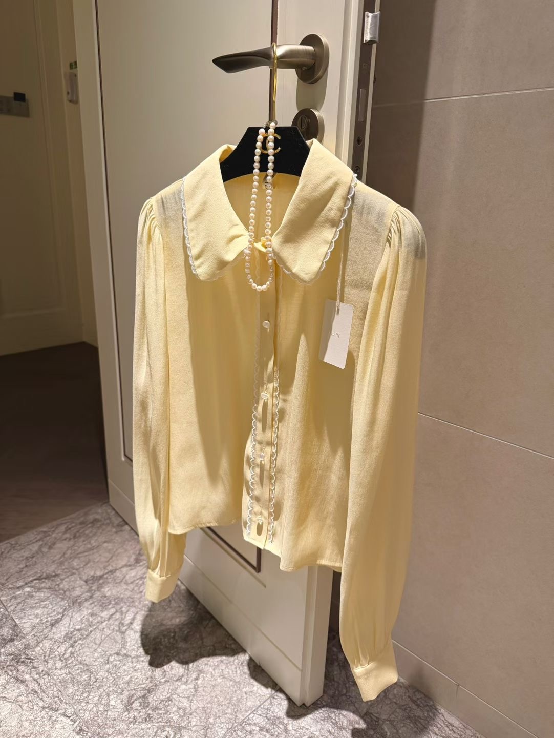 HALFF韓國代購女士新款真品熱賣職業人氣襯衫蕾絲衫不含配飾HALFF-2件起襯衫/蕾絲衫圖色2