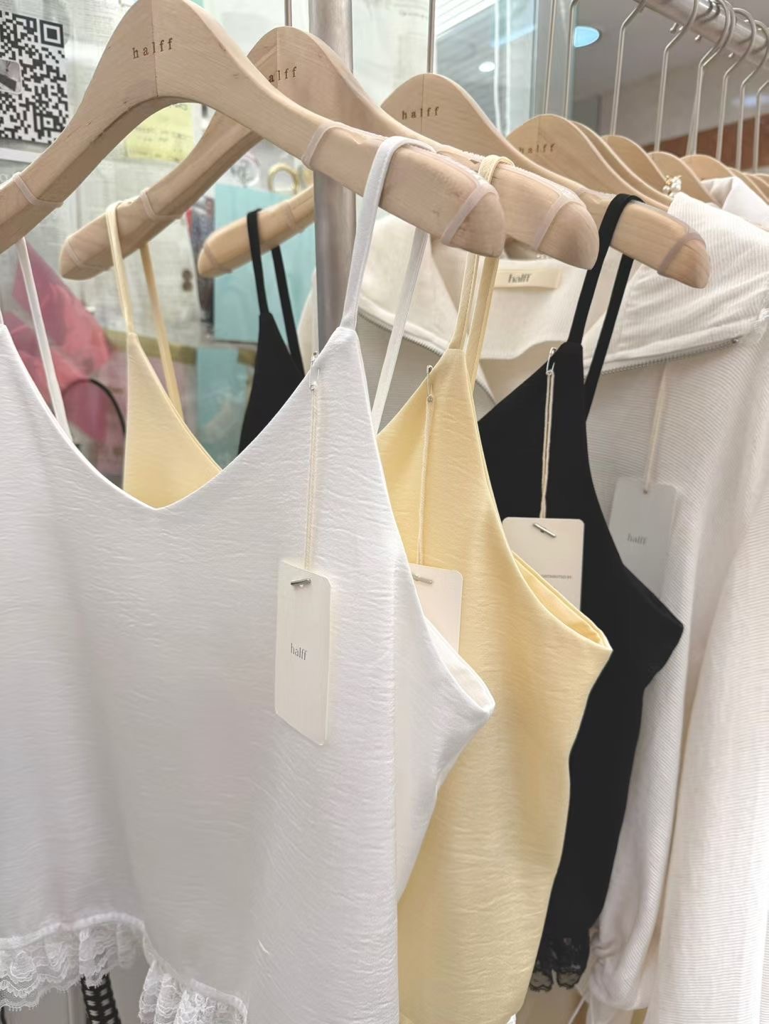 HALFF東大門直郵女裝新品人氣休閑熱賣職業26春夏吊帶背心HALFF-2件起吊帶/背心