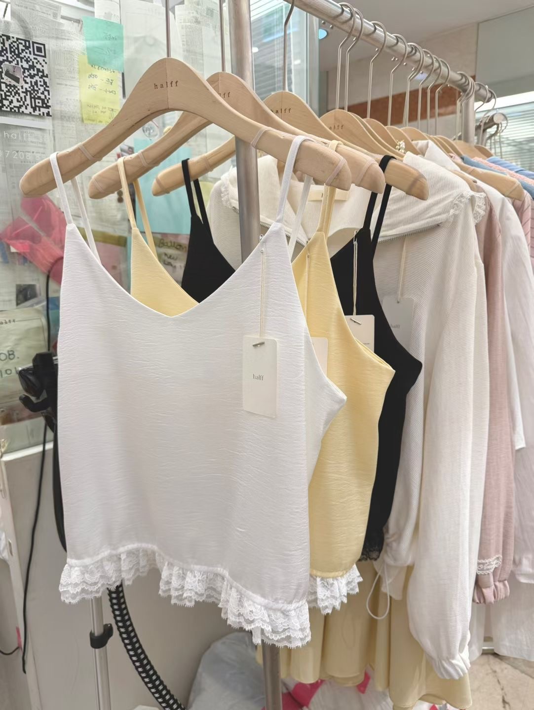 HALFF東大門直郵女裝新品人氣休閑熱賣職業26春夏吊帶背心HALFF-2件起吊帶/背心圖色2左二色