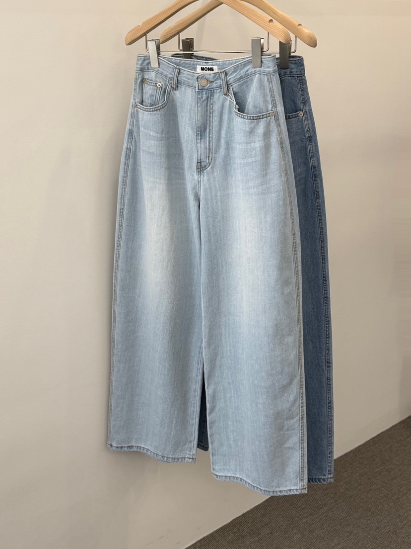 MONE-A韓國代購女士新款休閑職業真品推薦人氣熱賣牛仔褲MONE-A牛仔褲