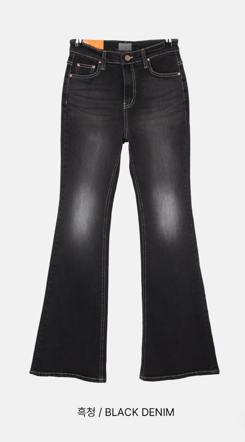 JJIM韓國直郵女裝新款熱賣26春夏人氣職業真品休閑牛仔褲JJIM牛仔褲圖色3