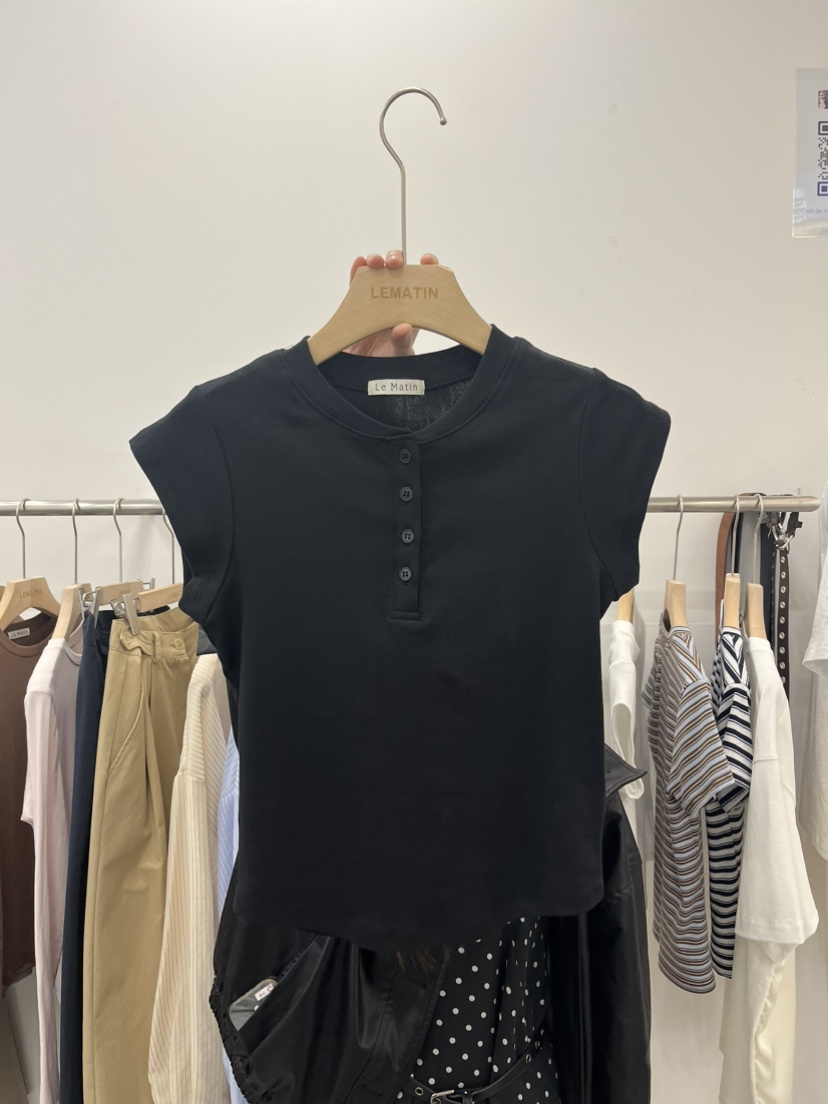 LEMATIN韓國直郵女士新品時尚人氣職業熱賣休閑真品26春夏T恤LEMATINT恤圖色2