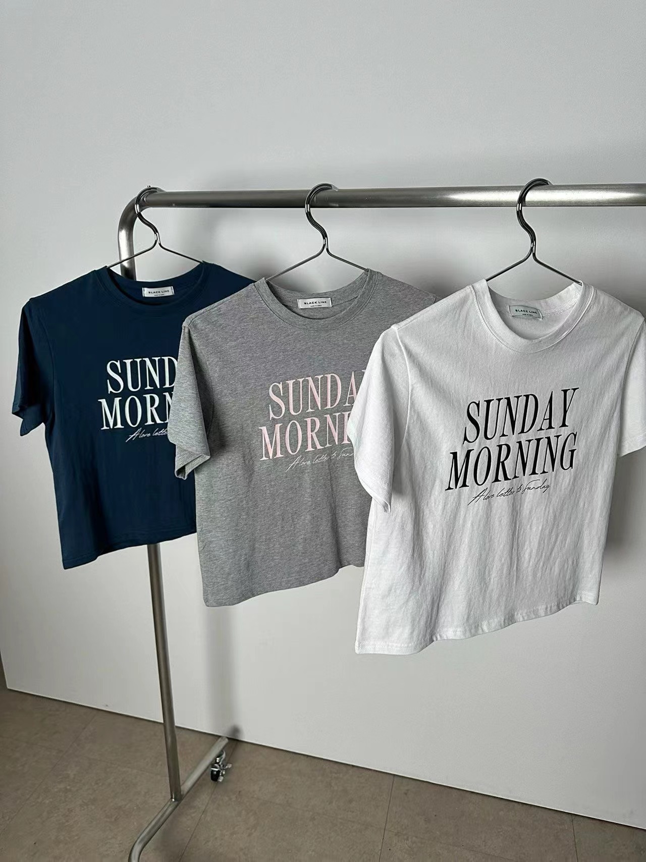 BLACK LINE東大門實拍女士新款休閑時尚職業推薦熱賣T恤BLACK LINET恤