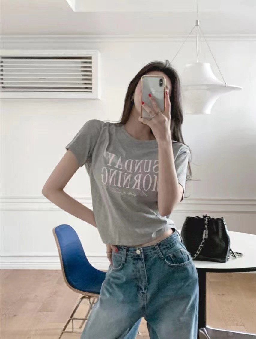 BLACK LINE東大門實拍女士新款休閑時尚職業推薦熱賣T恤BLACK LINET恤