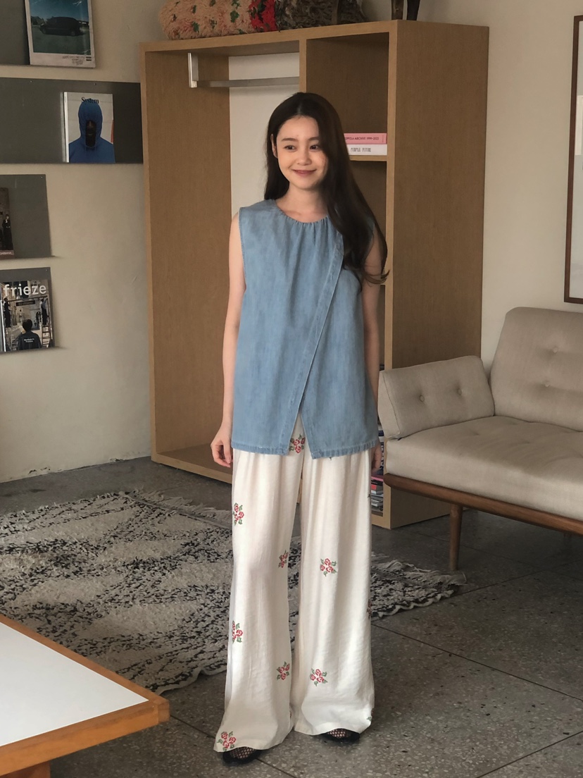 ONDO-P東大門實拍女裝新品26春夏時尚職業吊帶背心褶皺雙面ONDO-P吊帶/背心