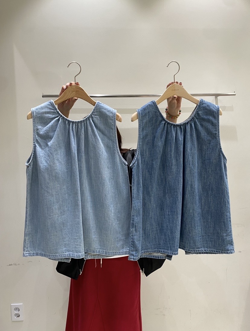 ONDO-P東大門實拍女裝新品26春夏時尚職業吊帶背心褶皺雙面ONDO-P吊帶/背心