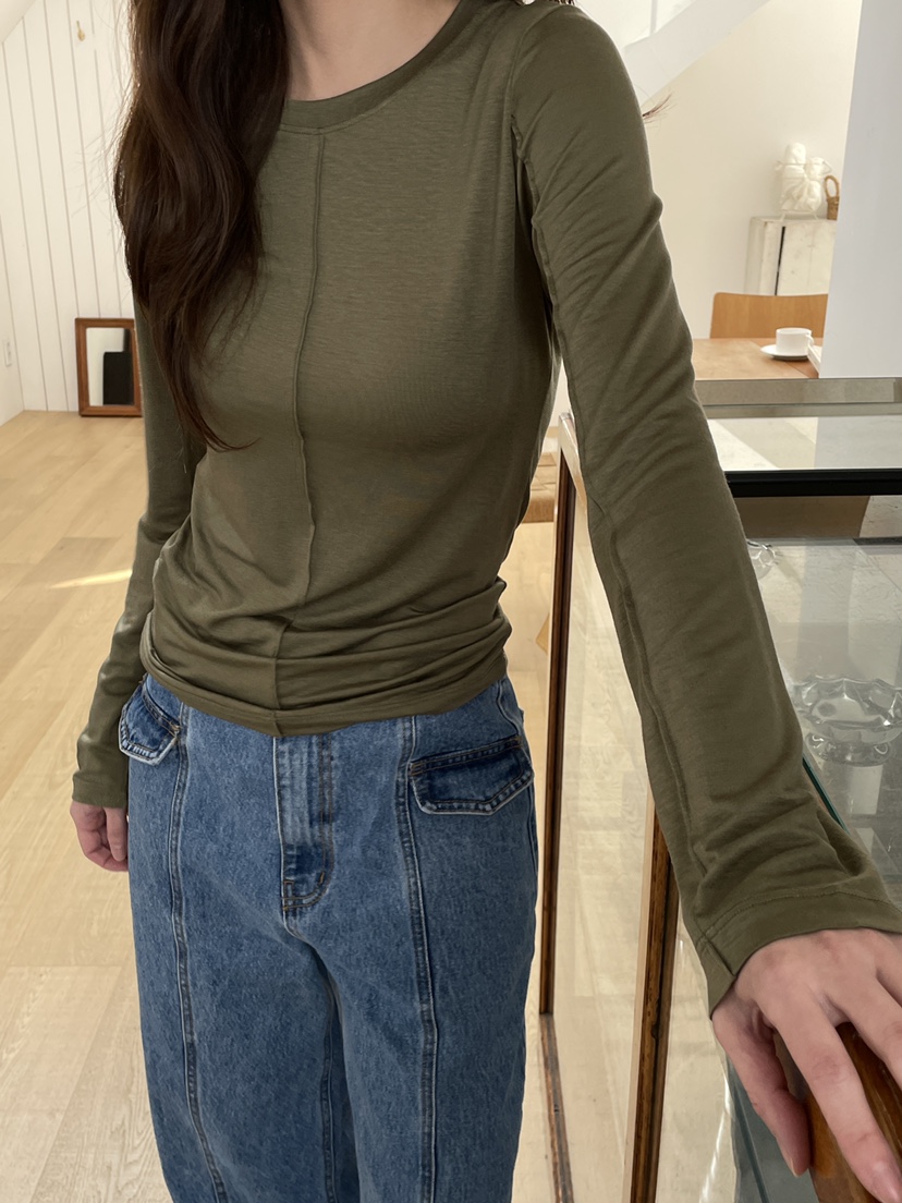 ATHEA韓國直郵女士新品真品時尚人氣熱賣職業休閑長袖T恤ATHEA長袖T恤