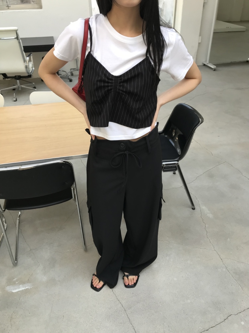 CEDARWOOD韓國直郵女士新品人氣休閑推薦真品時尚吊帶背心CEDAR WOOD吊帶/背心