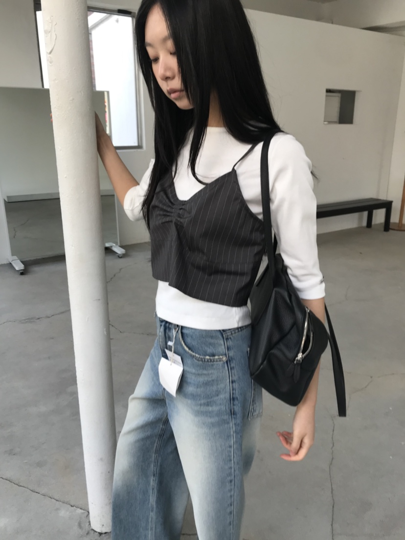 CEDARWOOD韓國直郵女士新品人氣休閑推薦真品時尚吊帶背心CEDAR WOOD吊帶/背心