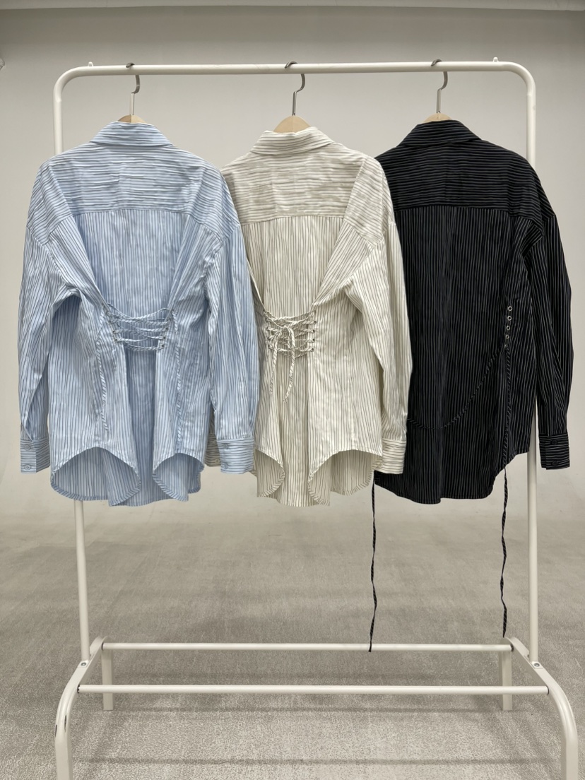 REIZ東大門直郵女裝新品真品人氣休閑熱賣襯衫蕾絲衫含腰繩REIZ襯衫/蕾絲衫