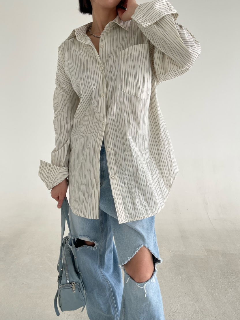 REIZ東大門直郵女裝新品真品人氣休閑熱賣襯衫蕾絲衫含腰繩REIZ襯衫/蕾絲衫