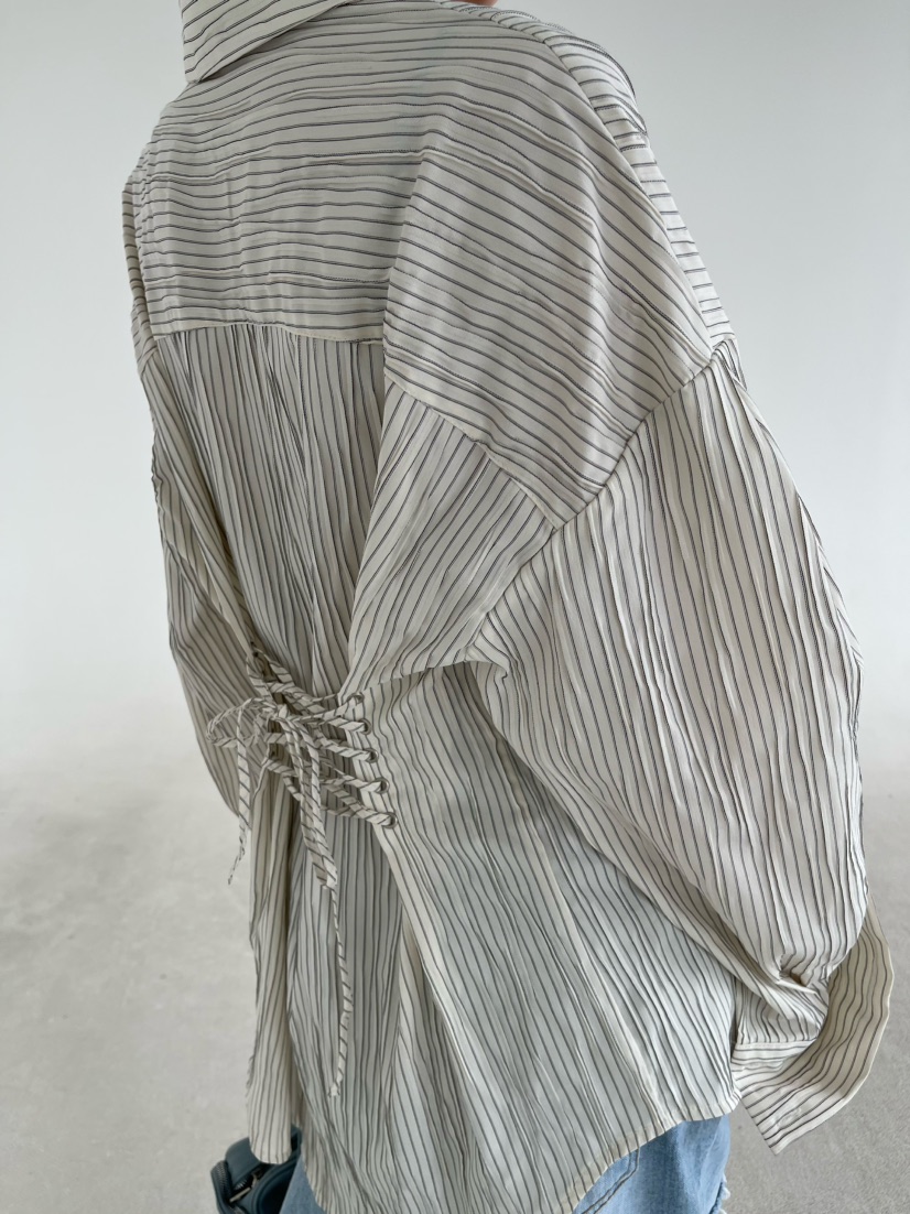 REIZ東大門直郵女裝新品真品人氣休閑熱賣襯衫蕾絲衫含腰繩REIZ襯衫/蕾絲衫