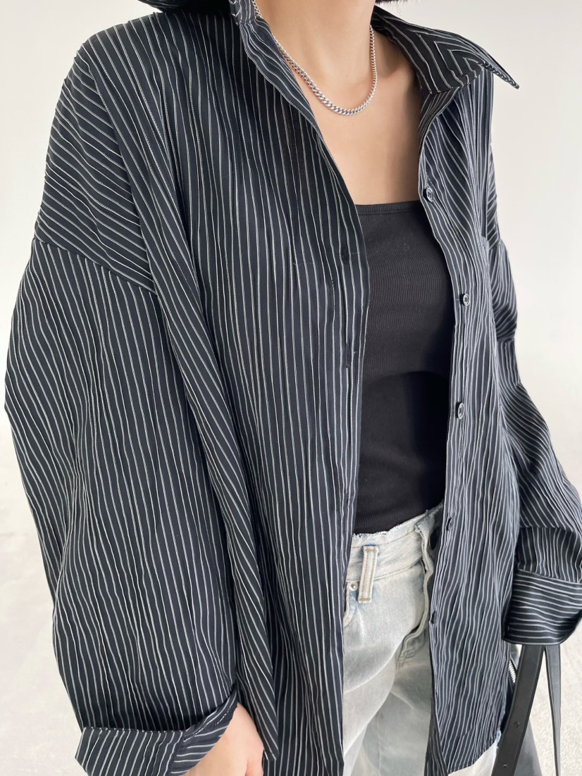 REIZ東大門直郵女裝新品真品人氣休閑熱賣襯衫蕾絲衫含腰繩REIZ襯衫/蕾絲衫圖色3