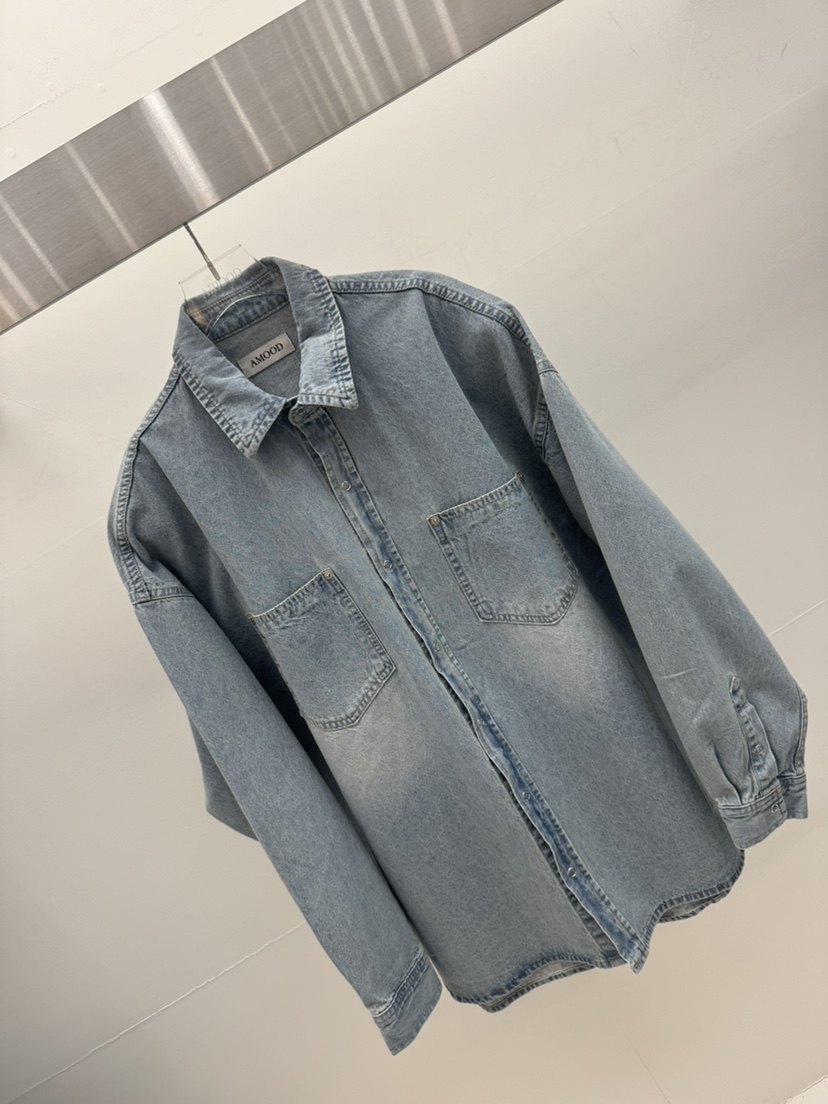 AMOOD東大門實拍女士新款推薦休閑真品職業26春夏襯衫蕾絲衫AMOOD襯衫/蕾絲衫