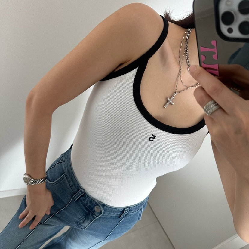 SOUIT東大門實拍女裝新款26春夏推薦休閑時尚職業吊帶背心SOUIT by mabel-L吊帶/背心