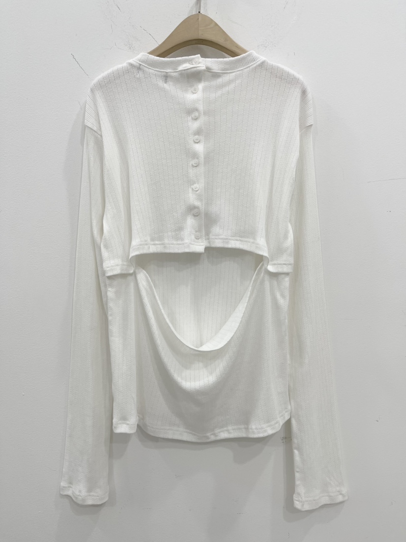 REIZ東大門實拍女裝新品推薦26春夏職業人氣休閑真品長袖T恤REIZ長袖T恤