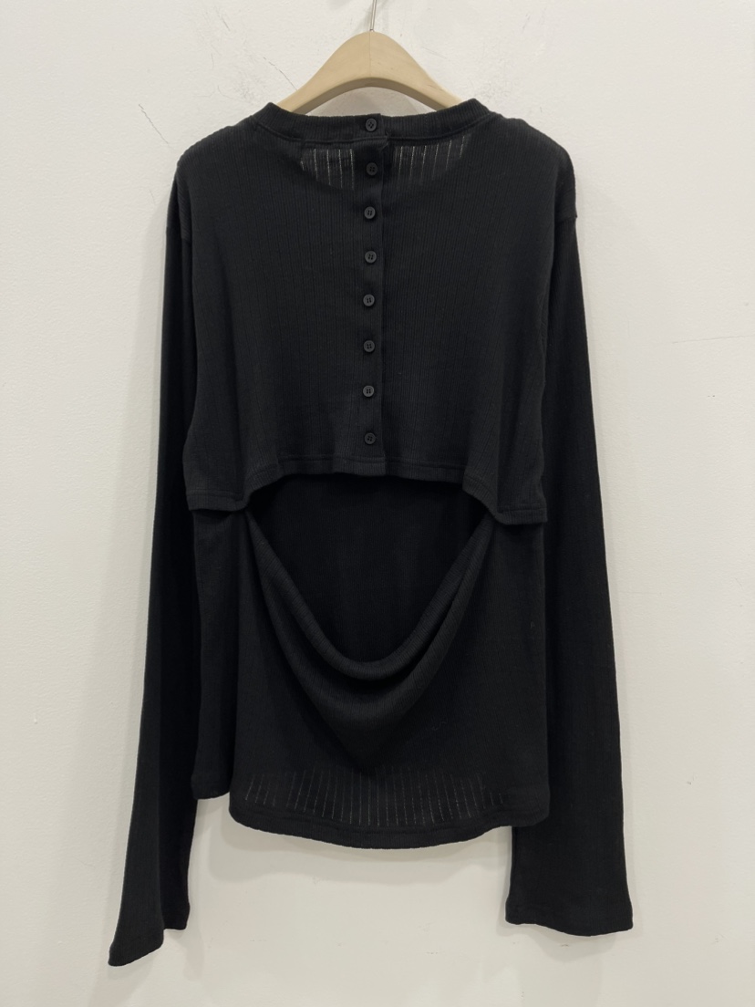 REIZ東大門實拍女裝新品推薦26春夏職業人氣休閑真品長袖T恤REIZ長袖T恤