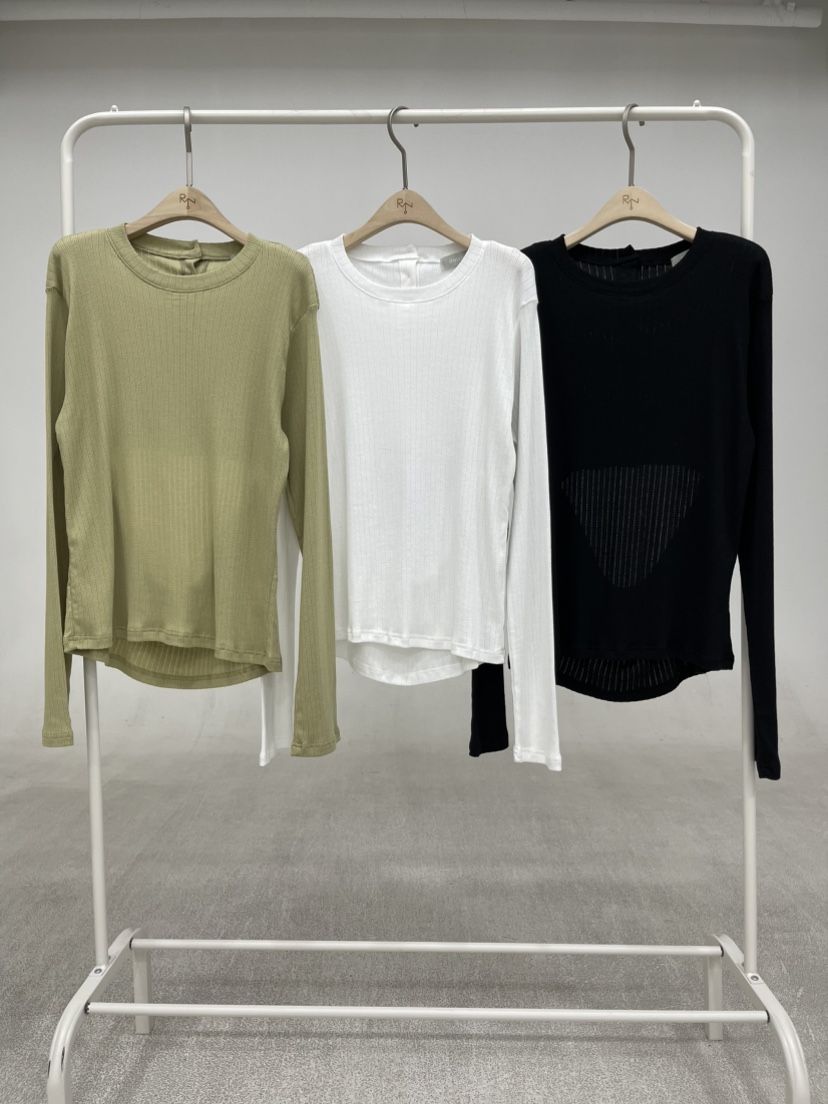 REIZ東大門實拍女裝新品推薦26春夏職業人氣休閑真品長袖T恤REIZ長袖T恤