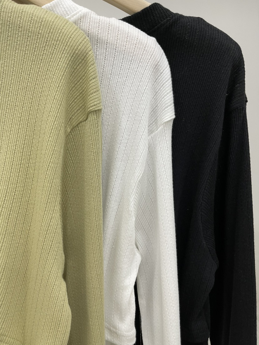 REIZ東大門實拍女裝新品推薦26春夏職業人氣休閑真品長袖T恤REIZ長袖T恤