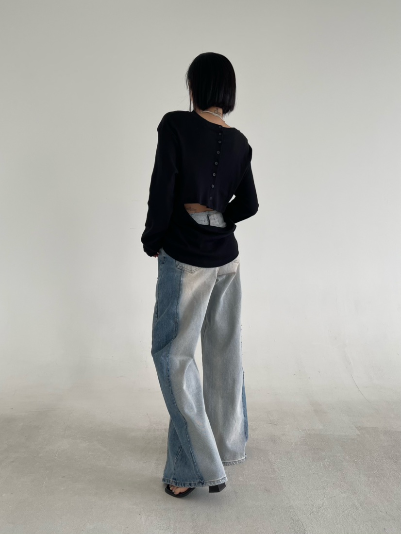 REIZ東大門實拍女裝新品推薦26春夏職業人氣休閑真品長袖T恤REIZ長袖T恤