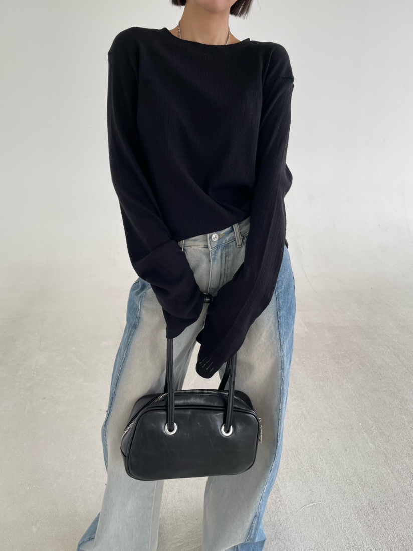 REIZ東大門實拍女裝新品推薦26春夏職業人氣休閑真品長袖T恤REIZ長袖T恤圖色3