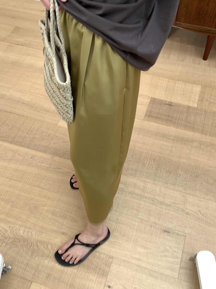 ATHEA東大門實拍女裝新品休閑推薦人氣熱賣26春夏長裙蕾絲緞面ATHEA長裙