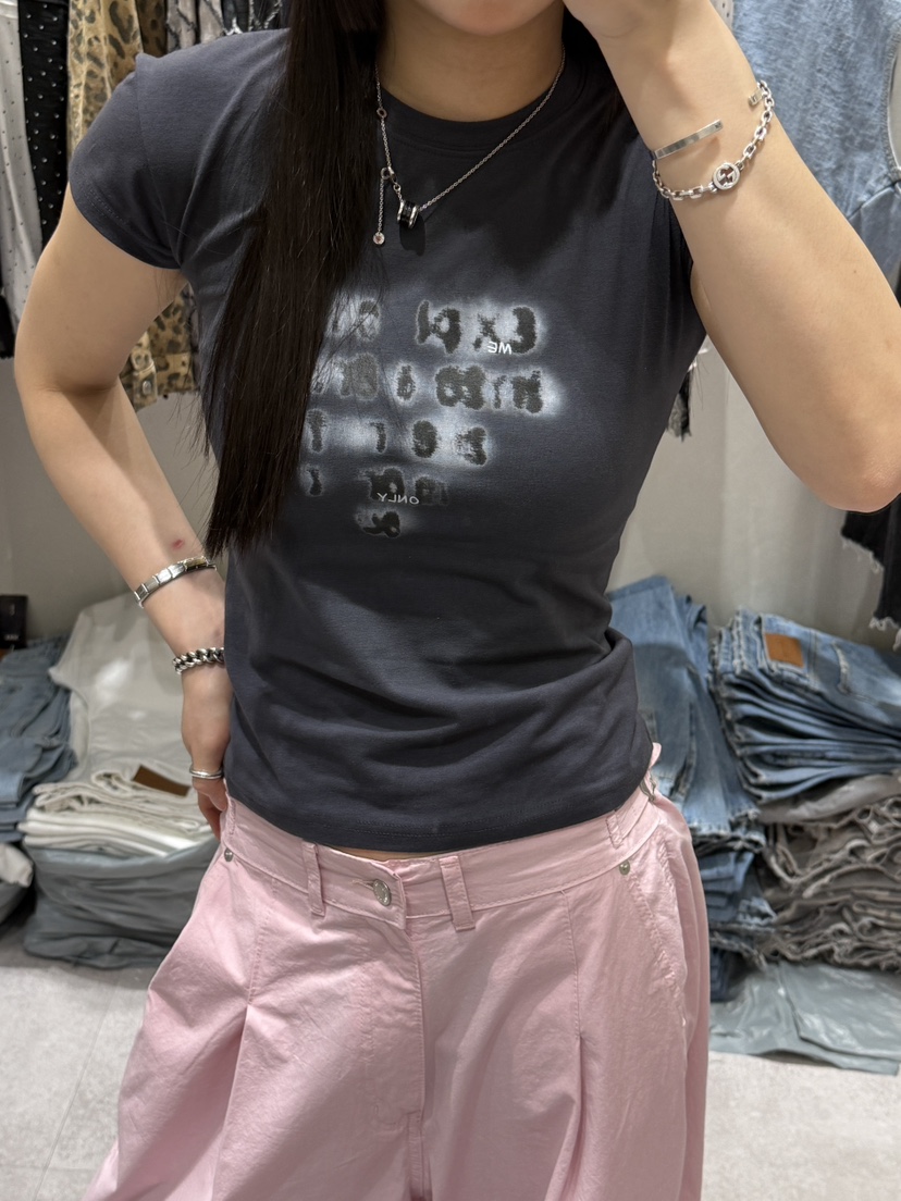 SHIRRING東大門直郵女裝新品推薦時尚休閑人氣26春夏熱賣T恤SHIRRINGT恤