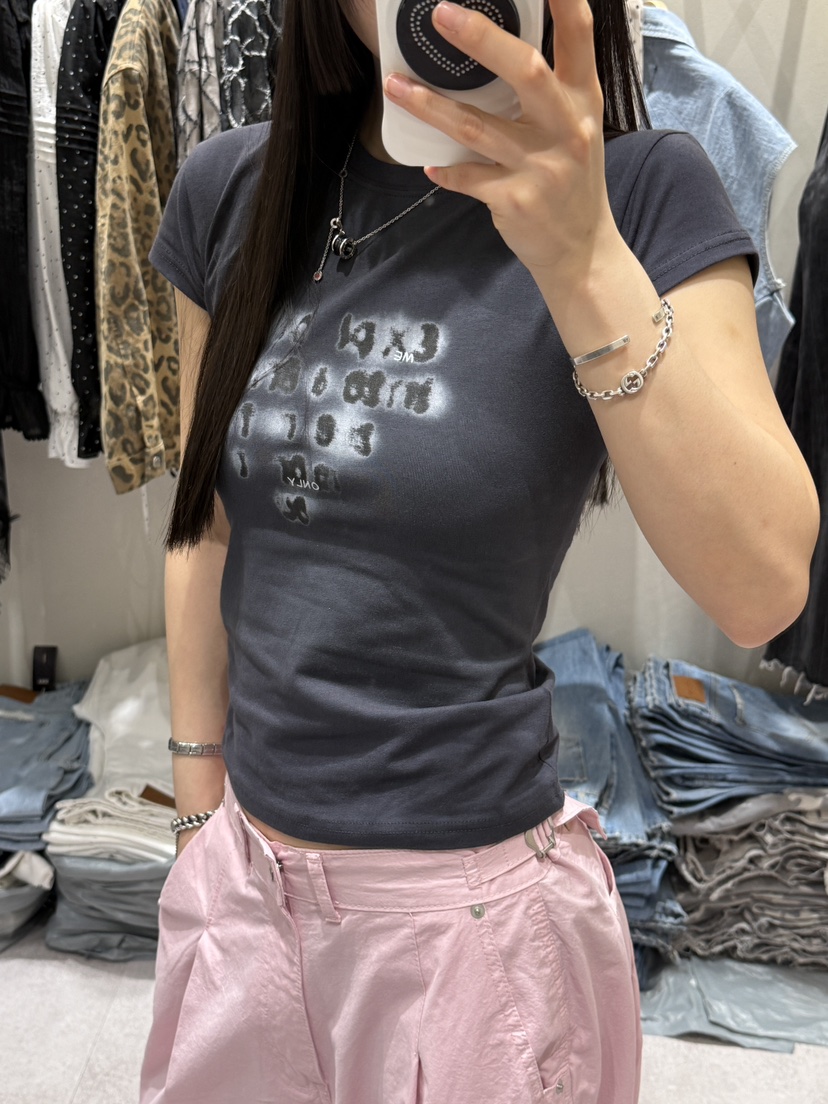 SHIRRING東大門直郵女裝新品推薦時尚休閑人氣26春夏熱賣T恤SHIRRINGT恤