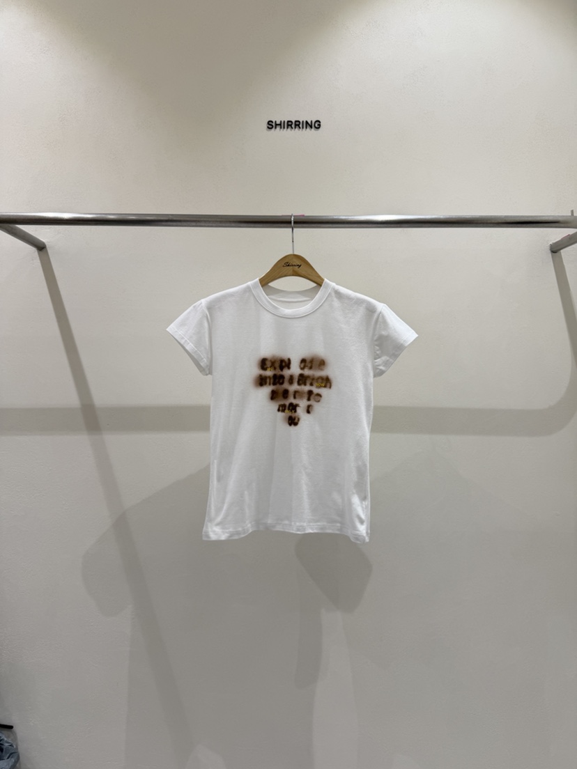 SHIRRING東大門直郵女裝新品推薦時尚休閑人氣26春夏熱賣T恤SHIRRINGT恤圖色3