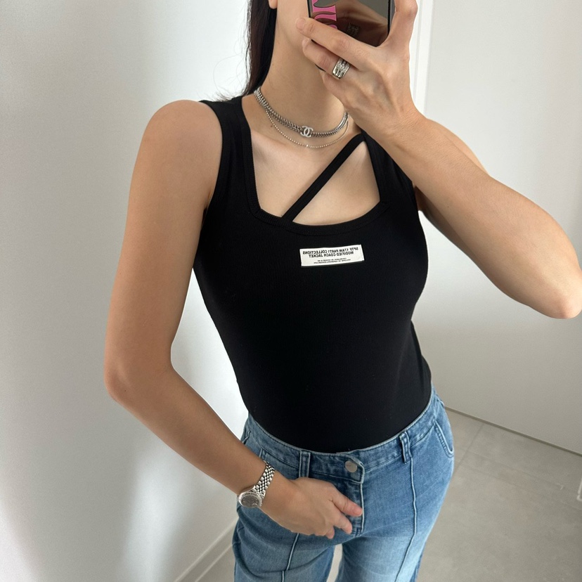 SOUIT東大門實拍女士新品推薦時尚人氣職業休閑熱賣吊帶背心SOUIT by mabel-L吊帶/背心圖色1