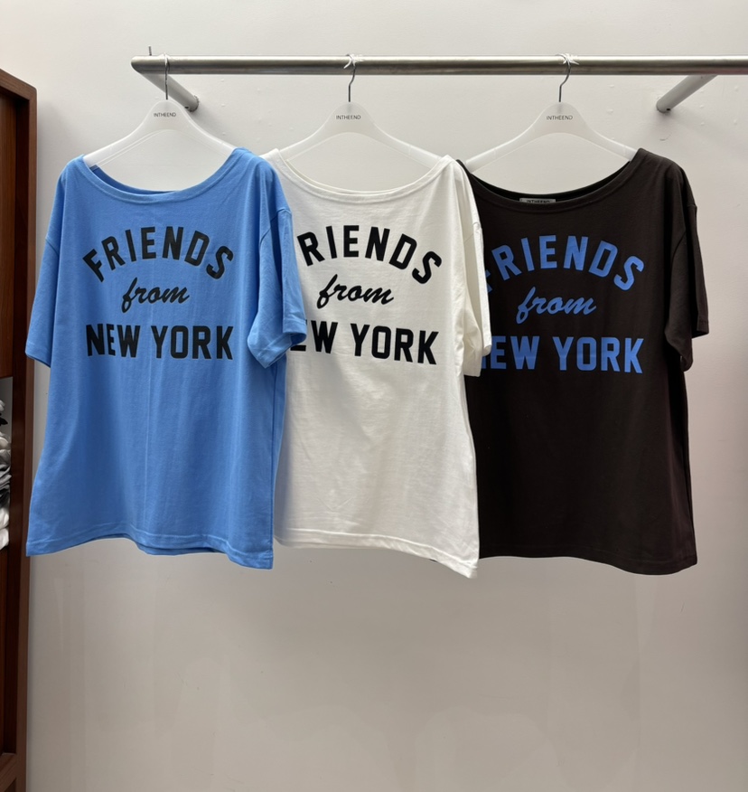 INTHEEND韓國代購女士新款推薦職業人氣休閑26春夏真品T恤INTHEENDT恤