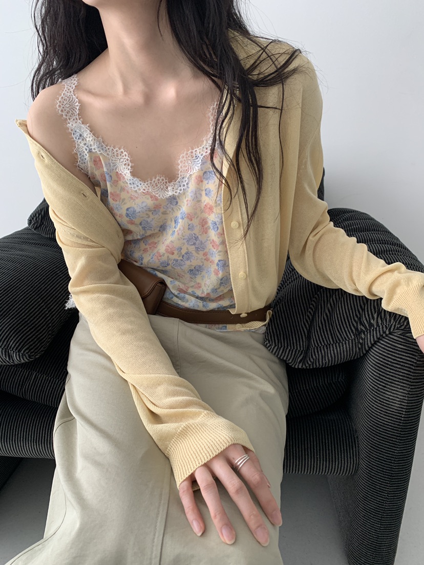 MURMUR東大門代購女裝新品26春夏休閑人氣職業真品吊帶背心MURMUR吊帶/背心